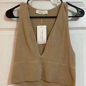 American Threads Crop Top